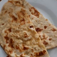 Vegan roti at Food O'Clock Cafe in Bendigo