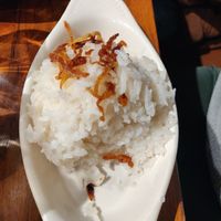 Coconut rice at Burma Superstar in San Francisco
