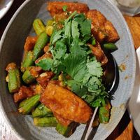 Okra tofu at Burma Superstar in San Francisco