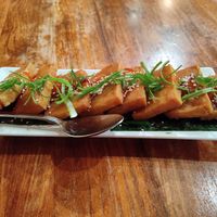 Yellow tofu at Burma Superstar in San Francisco