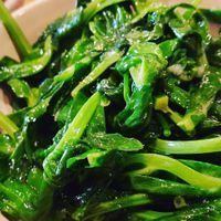 Pea shoots at Burma Superstar in San Francisco