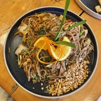 vegan pad thai  at IMM Thai Kitchen  in Toronto