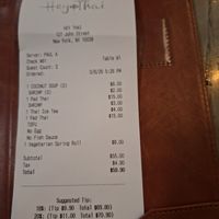  at Hey Thai  in New York City