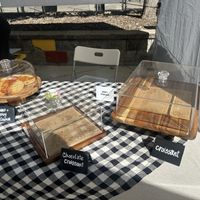 The vegan croissants sell out fast!   at Maidu Farmers Market  in Roseville