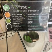 Menu  at Plant Shack in Denia