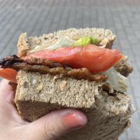 Tempeh sandwich   at Plant Shack in Denia