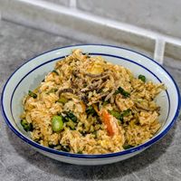 Vegan Tom Yum Fried Rice at Peace Vegetarian - Tai Seng in Central Singapore