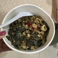 Basil Tofu with Rice (takeaway)   at Peace Vegetarian - Tai Seng in Central Singapore