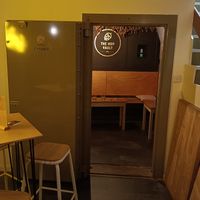 TSB vault Chubb door at The Hop Vault in Stourbridge