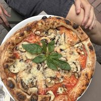 vegan funghi  at Slap Pizza in Frankfurt