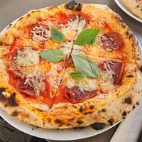 Vegane Pizza Diavola at Slap Pizza in Frankfurt