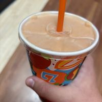 peach perfection + soy protein! at Jamba in Des Peres