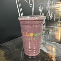 Iron Woman smoothie—so good!  at Juicy Organics in Madison