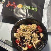 Very very açaí bowl to go   at Juicy Organics in Madison
