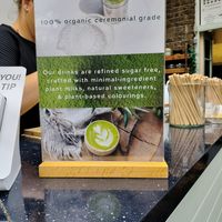 Information about the matcha used. at The Matcha Bar in Dublin