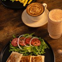 Jugo frutal  at Alijuan Café in Mexico City