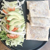 burrito tamaulipeco  at Alijuan Café in Mexico City