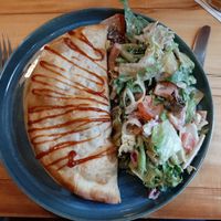 Tortilla mit veganem Chili at Hotel Brauhaus Wiesenmühle in Fulda