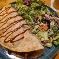 Tortilla - the avocado dressing was very good at Hotel Brauhaus Wiesenmühle in Fulda