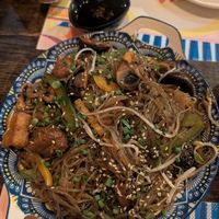 Stir fried mien at Măm Măm in Nairobi