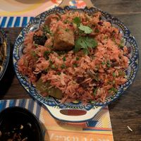 Fried rice without the egg at Măm Măm in Nairobi