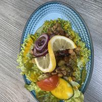 Kichererbsensalat  at Indian Palace Restaurant in Salzburg