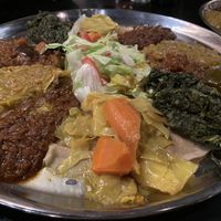 The one vegan option (same as vegetarian, minus goat cheese)  at Toukoul in Brussels