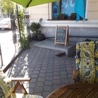 Vege Club Amar patio at Vege Club Amar in Szczecin