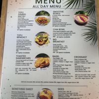 Menu  at Firefly Specialty Coffee in Ubud