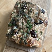 Mediterran focaccia   at Brotraum in Munich