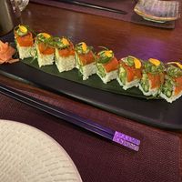 8 piece sushii  at Sora Rooftop in Doha