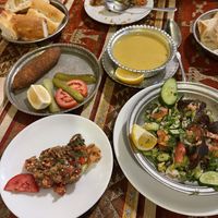 Soup, salad, etc  at Mozaik Bahce in Fethiye
