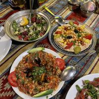 Appetizers vegan  at Mozaik Bahce in Fethiye