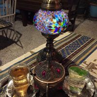 Complimentary after dinner tea's at Mozaik Bahce in Fethiye