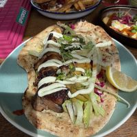 Mushroom flatbread   at The Free Press in Cambridge