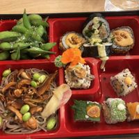 Bento menu for lunch  at Bloom Sushi in Lyon