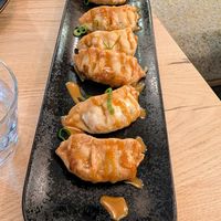 Zalmon Gyoza at Bloom Sushi in Lyon