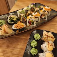 Incroyables sushis vegan ! Miam miam. at Bloom Sushi in Lyon