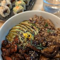 Donburi bowl at Bloom Sushi in Lyon