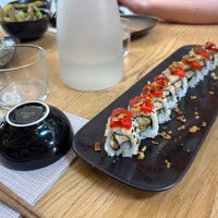 Piquismoke nigiri at Bloom Sushi in Lyon