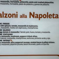 Calzoni at La Fuente in Nerja