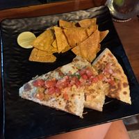 Vegan quesadillas (jackfruit)  at La Taqueria in 