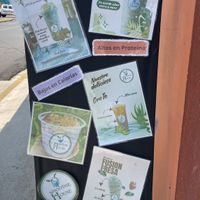 Another banner featuring specialty drinks.  at Smoothie House  in Atenas