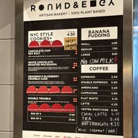 Menu  at Round & Edgy - KERB in Berlin