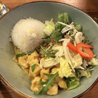 Tofu curry   at Avan in Berlin