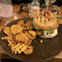 vegan burguer  at Íslenski Barinn in Reykjavik
