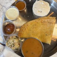Mini Tiffin Combo 1  - except for the sweet all vegan  at Lepakshi Authentic South Indian Restaurant in Guelph