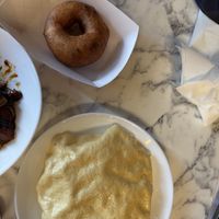 Medu Vada and Papad (um)  at Lepakshi Authentic South Indian Restaurant in Guelph