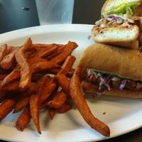 Barbecue tofu sub at Avocado Vegan Cafe in Alpharetta