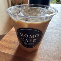 Corn iced latte   at Momo Cafe in Minneapolis